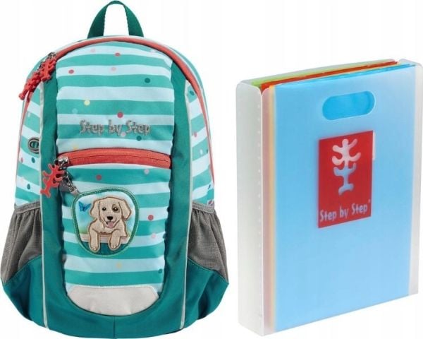 Trinn for trinn STEG FOR STEG KIGA MAXI DOG LUCKY RYGGSEKK
