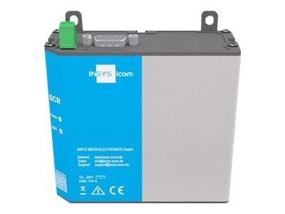 INSYS icom SCR-E 200 - Ruter 2-port svitsj - Modbus - DIN-skinnemonterbar, veggmonterbar