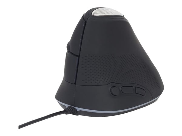 Gembird MUS-ERGO-03, Oikeakätinen, Optinen, USB A-tyyppi, 3200 DPI, Musta