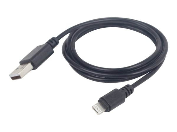 Gembird CC-USB2-AMLM-1M, 1 m, USB A, Micro-USB B/Lightning, Musta, Uros/uros, Apple iPhone 5, 6