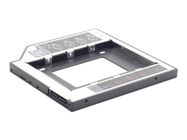 Gembird MF-95-01, 13,3 cm (5.25"), Ohjauspaneeli, 2.5", SATA, 127 mm, 130 mm
