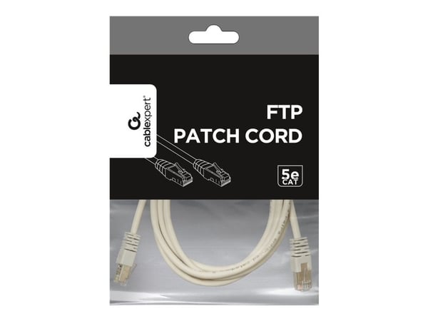 Gembird - Liitäntäkaapeli - RJ-45 (uros) - RJ-45 (uros) - 2 m - SFTP - muotoiltu - beige
