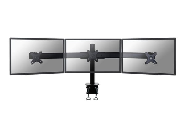 Neomounts FPMA-D700D3 - Monteringssett - for 3 LCD-skjermer - svart - skjermstørrelse: 10"-27" - klemmemonterbar, skrivebordsmonterbar