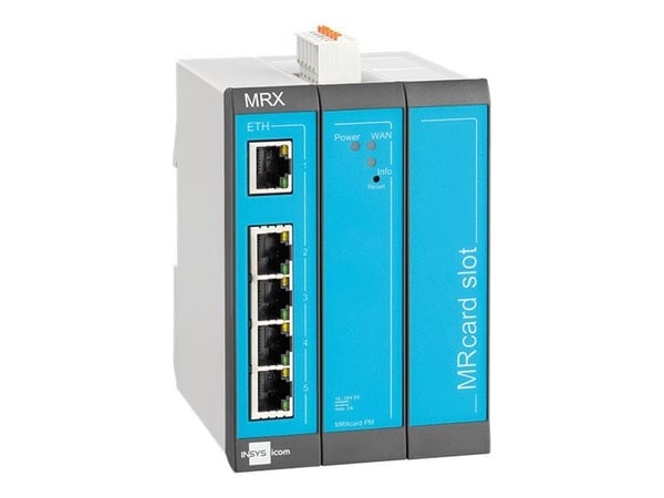 INSYS icom MRX MRX3 LAN - Router 5-portars switch - DIN-skenmonterbar INSYS icom MRX MRX3 LAN - Router 5-portars switch - DIN-skenmonterbar