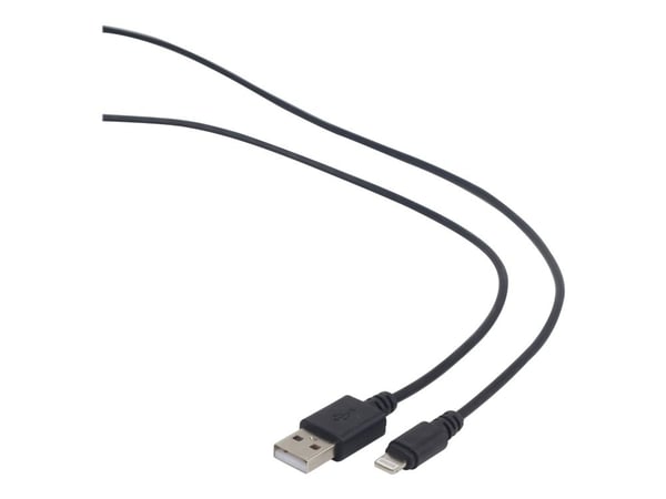 Gembird CC-USB2-AMLM-1M, 1 m, USB A, Micro-USB B/Lightning, Musta, Uros/uros, Apple iPhone 5, 6