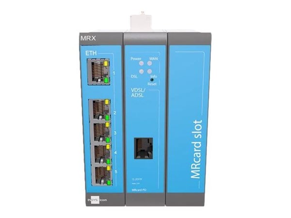 Insys Microelectronics MRX3 DSL-B, Ethernet WAN, Nopea Ethernet, Sininen, Harmaa