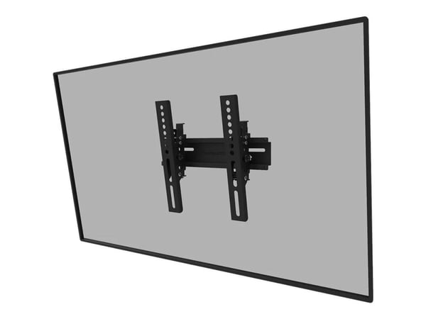 Neomounts WL35-350BL12 - Monteringssett (veggmontering) - for flatpanel - låsbar - svart - skjermstørrelse: 24"-55"