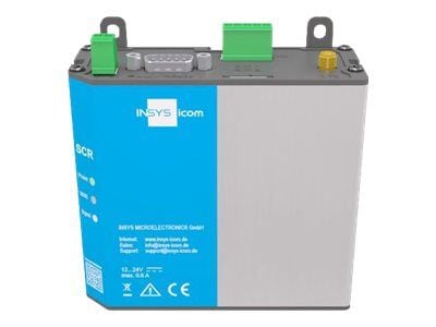 INSYS icom SCR-L 300 - Ruter - WWAN 2-port svitsj - Modbus - DIN-skinnemonterbar, veggmonterbar