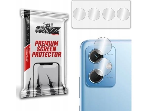 GrizzGlass kameralinsebeskyttelse GrizzGlass HybridGlass til Xiaomi Redmi Note 12