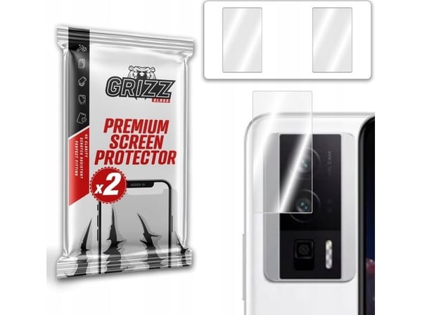 GrizzGlass HybridGlass kameralinseglass til Xiaomi Poco F5 Pro