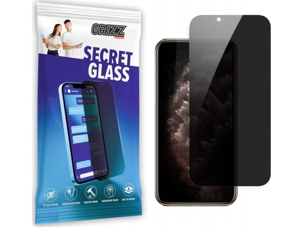 GrizzGlass GrizzGlass SecretGlass personvernglass Apple iPhone XS