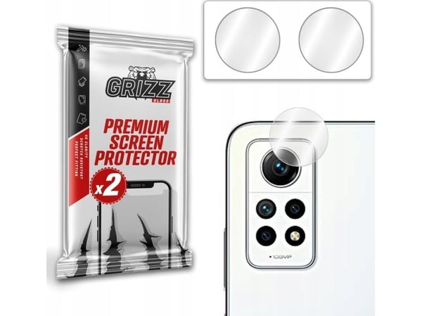 GrizzGlass kameralinsebeskytter HybridGlass for Xiaomi Redmi Note 12 Pro 4G