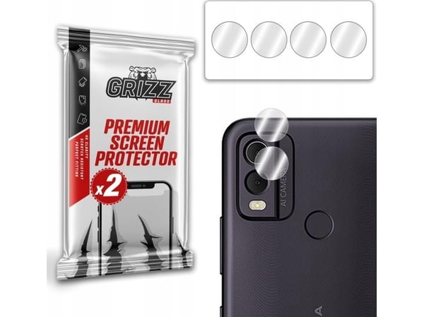GrizzGlass HybridGlass kameralinsebeskyttelse til Nokia C22
