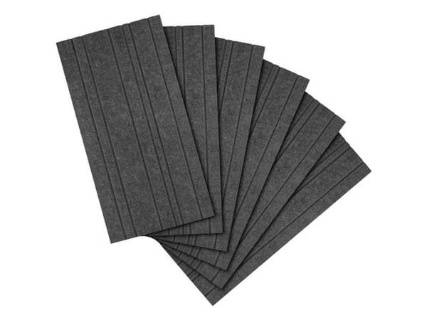Streamplify - Acoustic damping foam kit - mørk grå (en pakke 6)