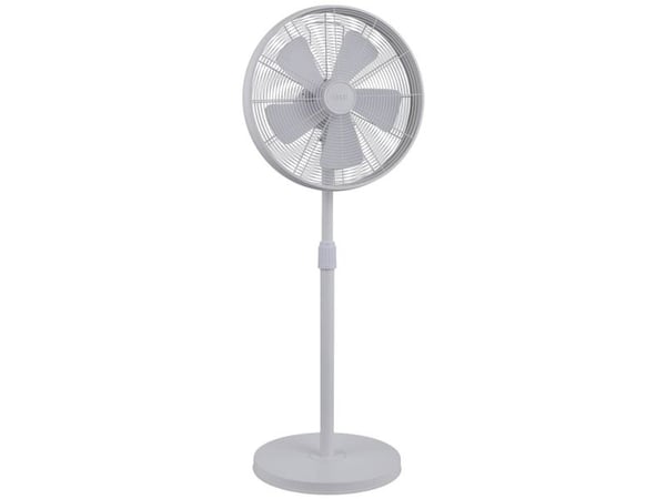Lucci AIR BREEZE stående fläkt 50 W (Ø x D) 45 mm x 400 mm vit, ställbar