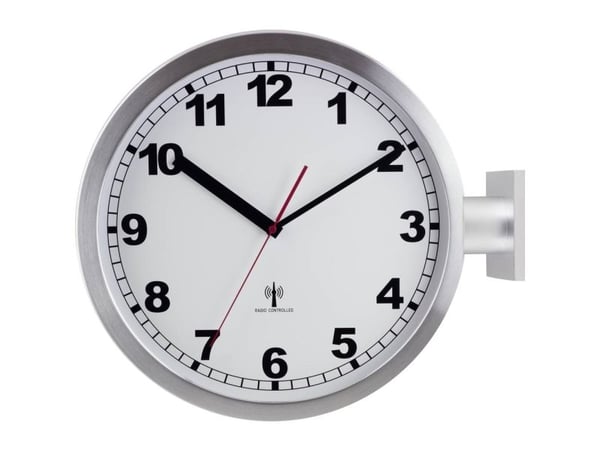 EUROTIME ET-51764-47 radioveggur 40 cm aluminium