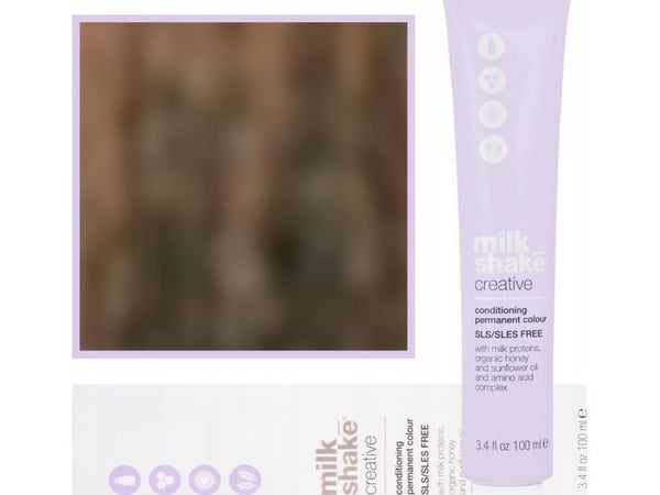Permanent fargestoff Milk Shake Creative 7.137AG, Medium Blond Golden Grey Beige, 100ml