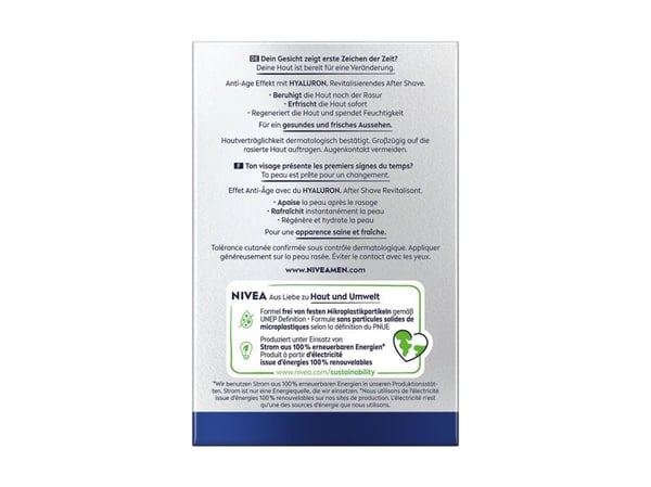 Nivea Nivea Men Hyaluron anti-rynke aftershave balsam 100ml