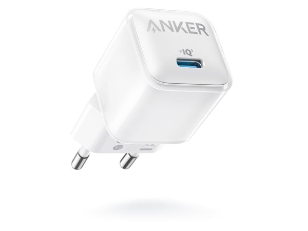 Anker Nano pro series 5 511 - Strømadapter - nano pro - 20 watt - 3 A - IQ 3.0 (USB-C) - aurorahvit