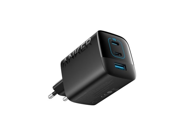 Anker 336 - Strømadapter - 67 watt - 5 A - IQ 3.0, PD/PPS - 3 utgangskontakter (2 x USB-C, USB-type A) - svart