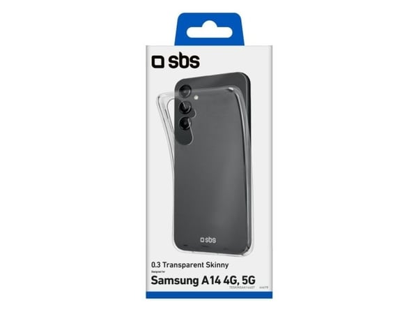 SBS TESKINSAA144GT, Etui, Samsung, Samsung Galaxy A14 4G/5G, 16,8 cm (6.6"), Gjennomsiktig