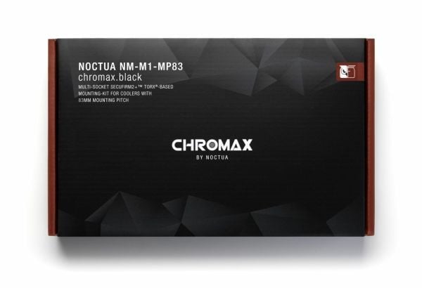 Noctua NM-M1-MP83 CHROMAX.BLACK, Montering Sett, Svart, Brun, Sølv, LGA 1150 (kontakt H3), LGA 1151 (kontakt H4), LGA 1155 (Socket H2), LGA 1156 (S...