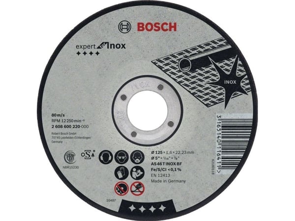 Bosch Expert for INOX AS 46 T INOX BF - Skjæreplate - for rustfritt stål - 180 mm