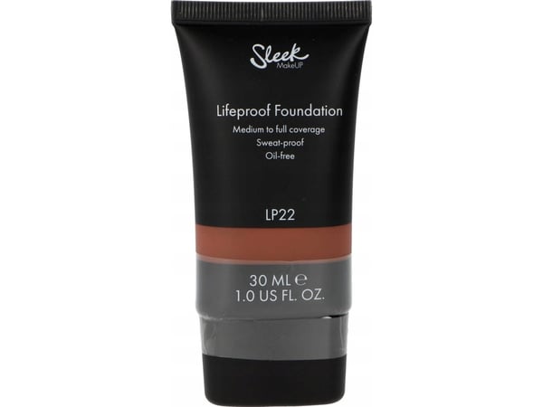 Sleek MakeUP Lifeproof Oil Free High Cover Cream Foundation | Lp22 | 30 ml