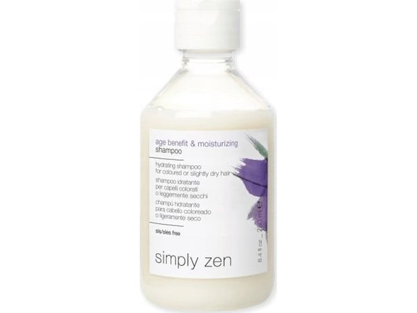 Simply Zen age benefit kosteuttava shampoo 250 ml naiset Kuiville hiuksilleVärjätyille hiuksille