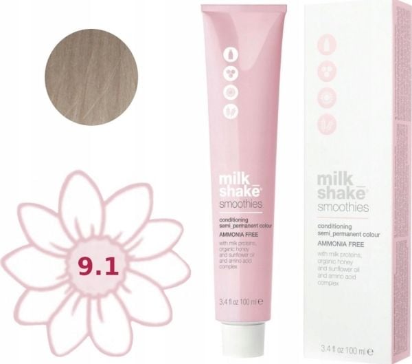 Milk Shake, Smoothies, semi-permanent hårfarge 9.19A 100 ml (for kvinner)