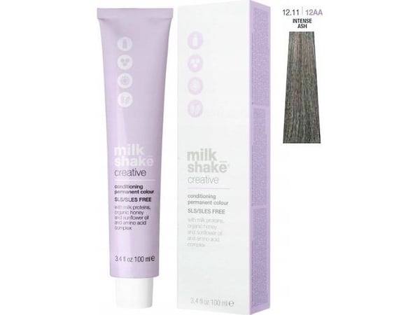 Milk Shake Creative Permanent Hair Dye 12.1112AA Intense Ash 100 ml
