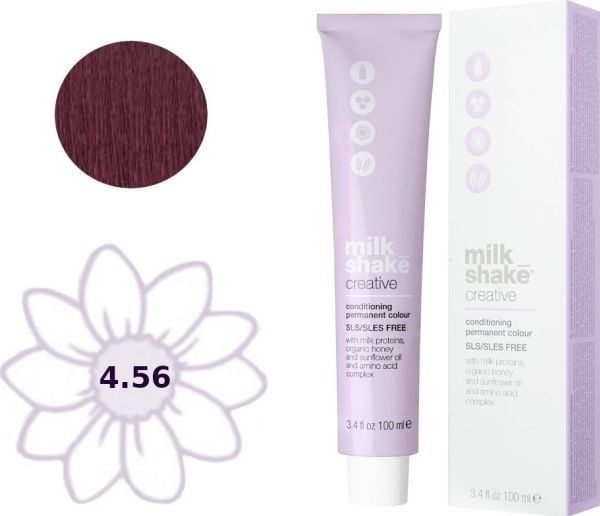 Milk Shake Creative 4.564MR, Mahon Medium Brown Red, 100ml