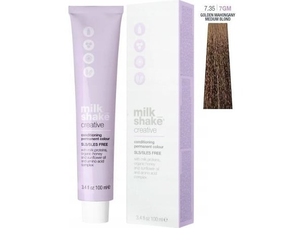 Milk Shake Creative Permanent Hair Dye 7.357GM Jamaican Java 100 ml for kvinner