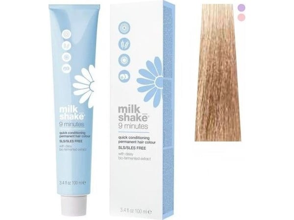 Quick permanent fargestoff Milk Shake 9 minutter 9.13, veldig lys gylden askeblond, 100 ml
