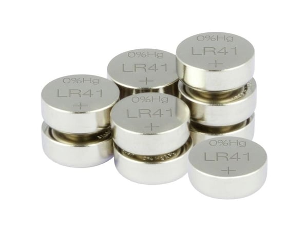 GP Batteries LR41, Engangsbatteri, LR41, Alkalinsk, 1,5 V, 10 stykker, 24 mAh