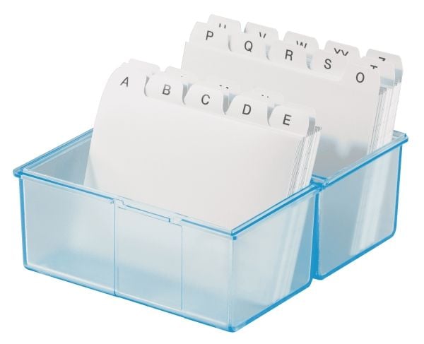 HAN 979-64, A8, 75 x 62 mm, Horisontal, Plast, Polystyren (PS), Blå, Translucent, Tyskland