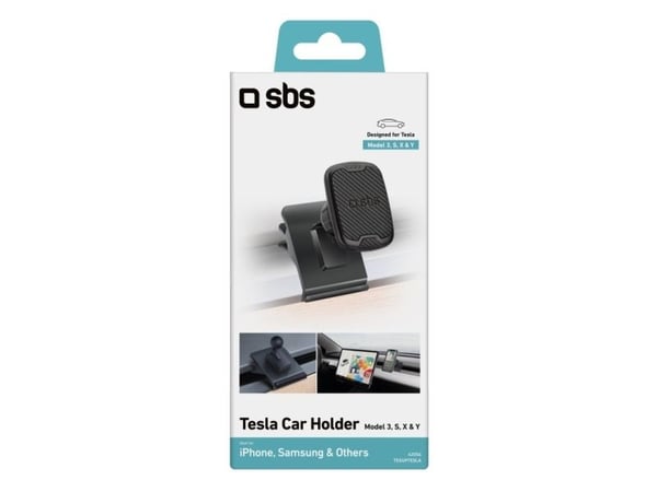 SBS TESUPTESLA, Mobiltelefon/smarttelefon, Passiv holder, Bil, Sort