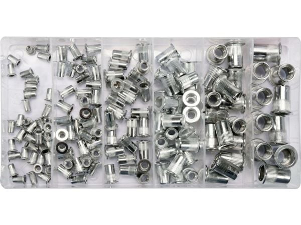 Yato alumiiniset niittimutterit M3 - M10 150kpl (YT-36460)