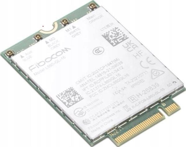 Fibocom L860-GL-16 - Langaton mobiilimodeemi - 4G LTE - M.2-kortti - 1 Gbps - ThinkPad X1 Carbon Gen 11 21HM, 21HN