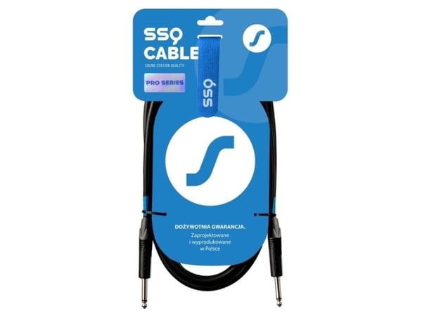 SSQ JMPJMP2 PRO - Neutrik mono jack kabel - Neutrik mono jack kabel - 2 m, Sort