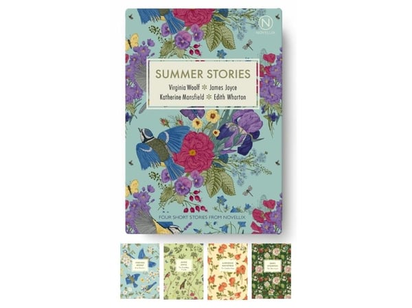 Boks med fire Summer Stories: Virginia Woolf, James Joyce, Edith Wharton, Katherine Mansfield | Språk: Engelsk