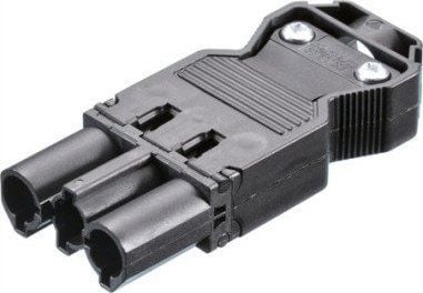 Bachmann Appliance plug GST18/3 -, GST18, Musta