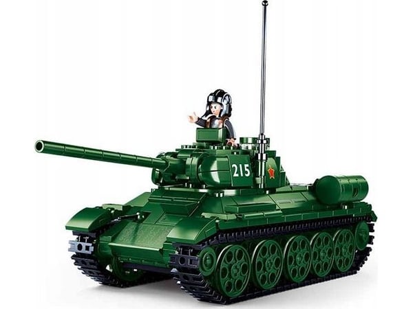 Gazelo Klocki Sluban Wojsko Grønn tank 497 stk. 178921 GAZELO