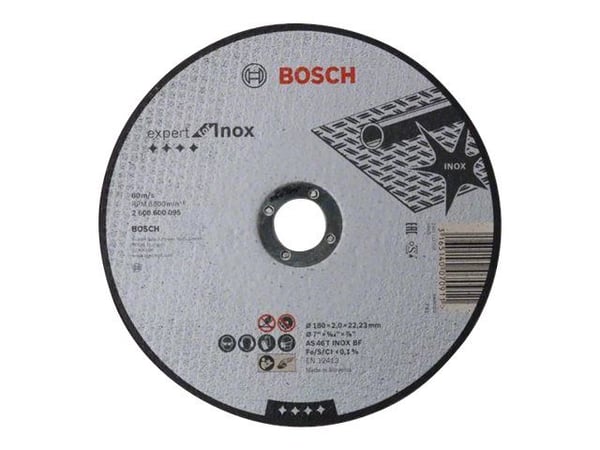 Bosch Expert for INOX AS 46 T INOX BF - Skjæreplate - for rustfritt stål - 180 mm