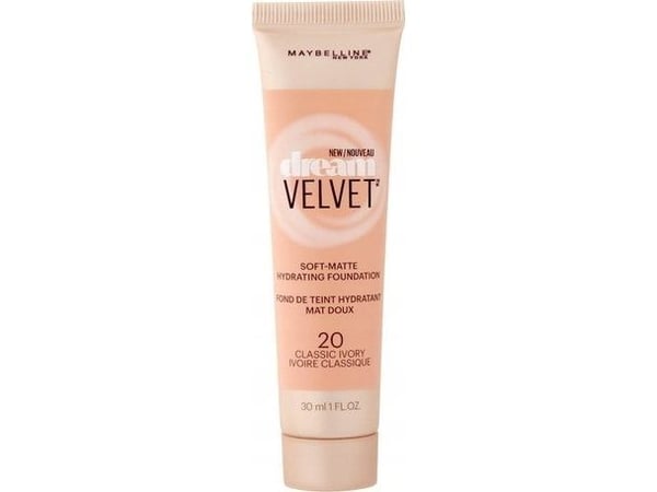 Maybelline Dream Velvet Soft Matte Cream Foundation, 20 Classic Ivory, 30 ml