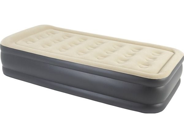 JiLong oppblåsbar enkelmadrass AVENLI High Raised med innebygd pumpe 196 x 97 x 47 cm