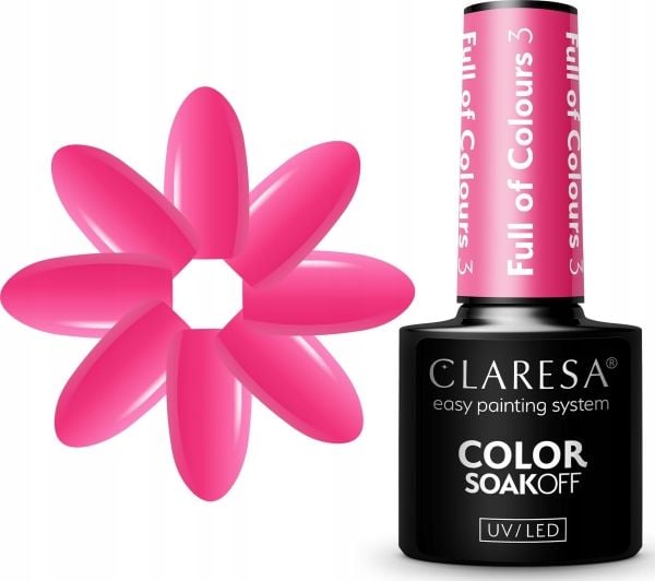 Activeshop CLARESA hybridlakk Full of colours 3–5 g