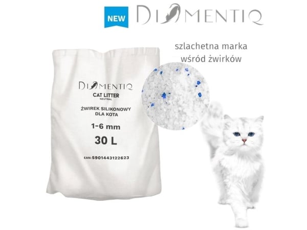 DIAMENTIQ Neutral - Kattegrus - 30 l