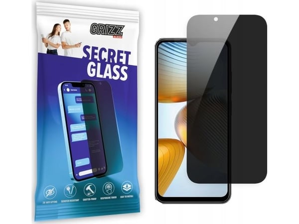 GrizzGlass SecretGlass personvernskjermglass til Xiaomi Poco M4 5G
