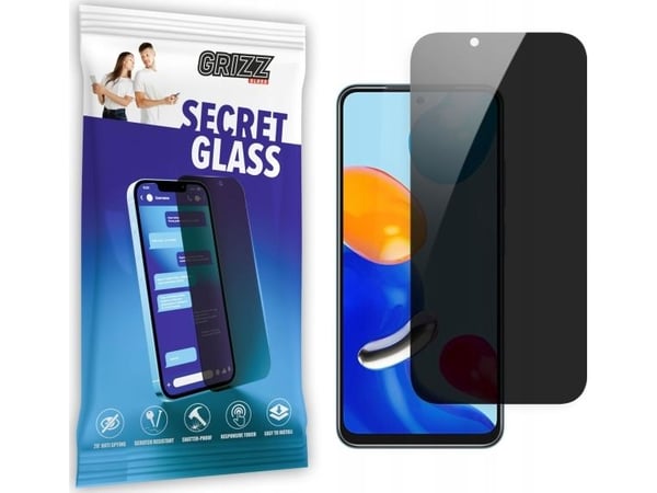 GrizzGlass personvernskjerm GrizzGlass SecretGlass til Xiaomi Redmi Note 11